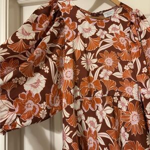 EUC - Silky 70s Style Dress